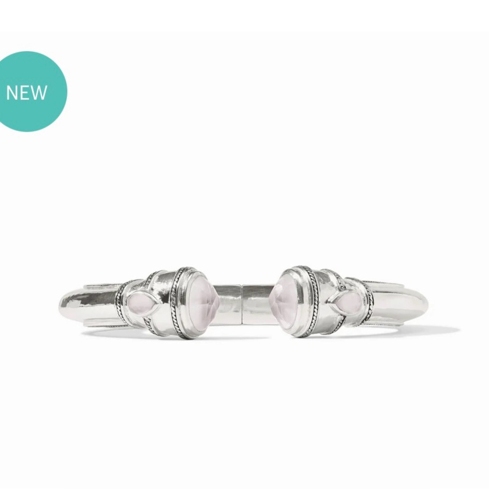 Julie Vos Silver Iridescent Clear Cannes Bracelet